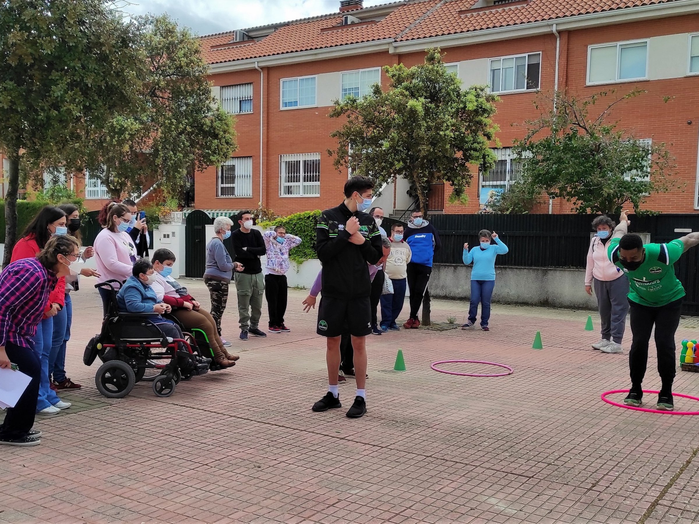 Cáceres Basket visita Aspainca