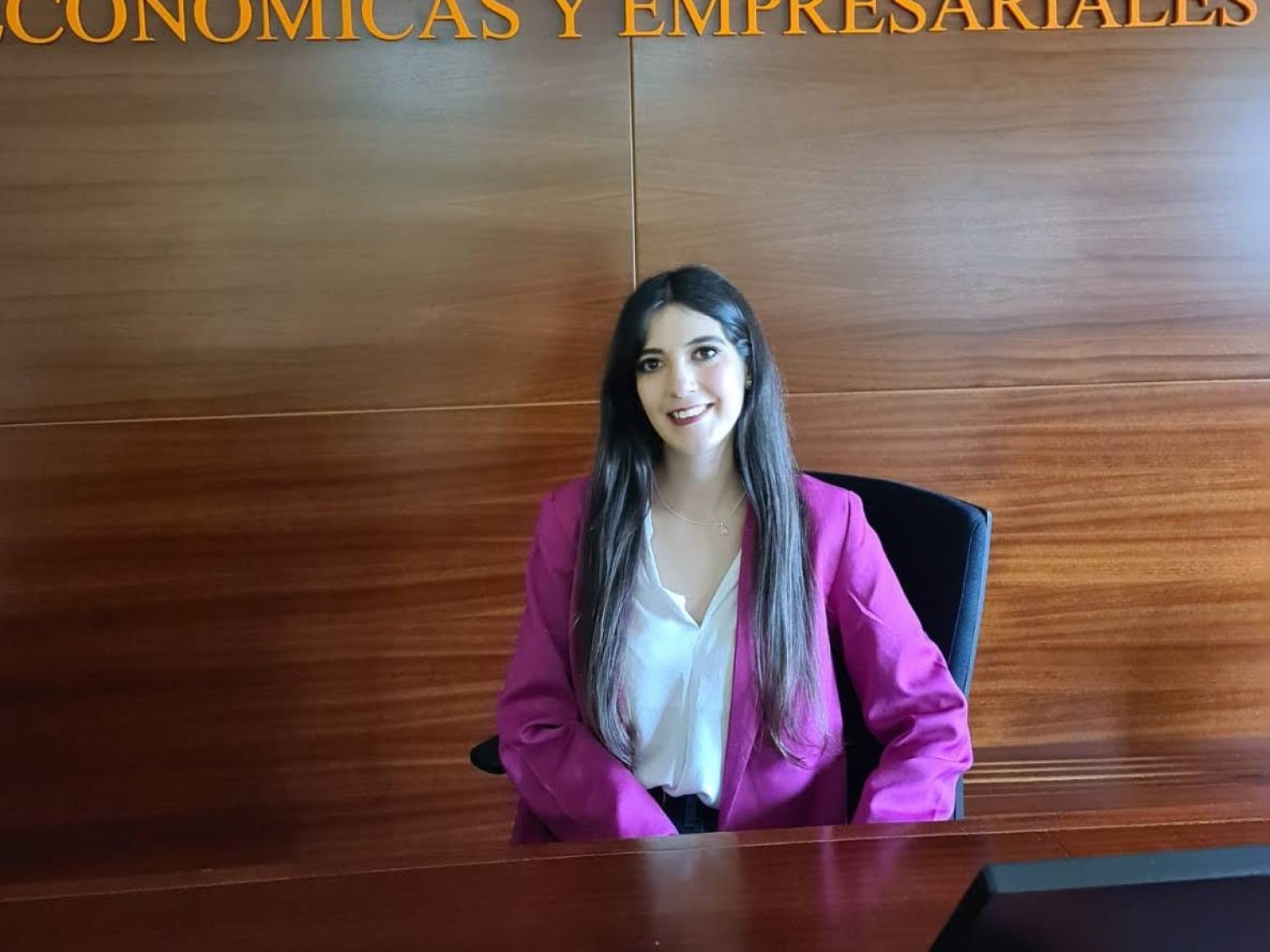 Vanessa Miguel Barrado, reciente becaria de la Fundación Valhondo